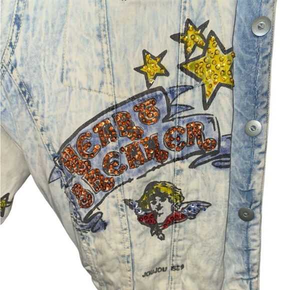 Vintage JouJou Heartbreaker Wearable Mod Art Jacket - Picture 3 of 8